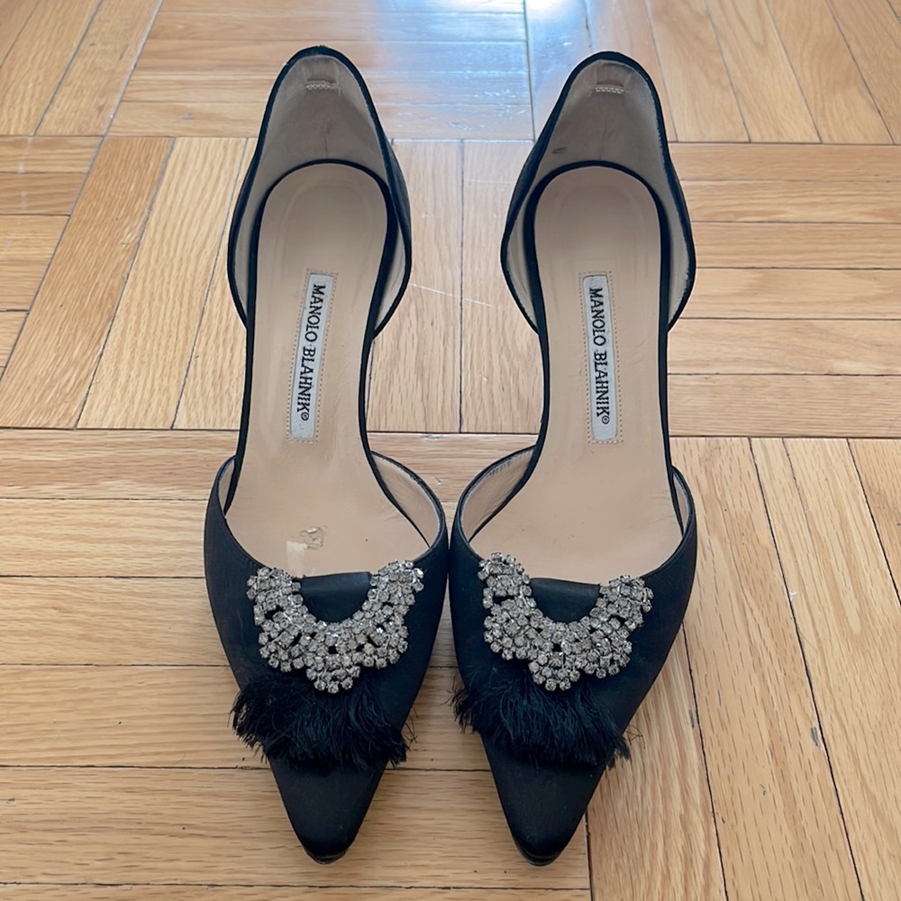 Manolo Blahnik crystal pumps!